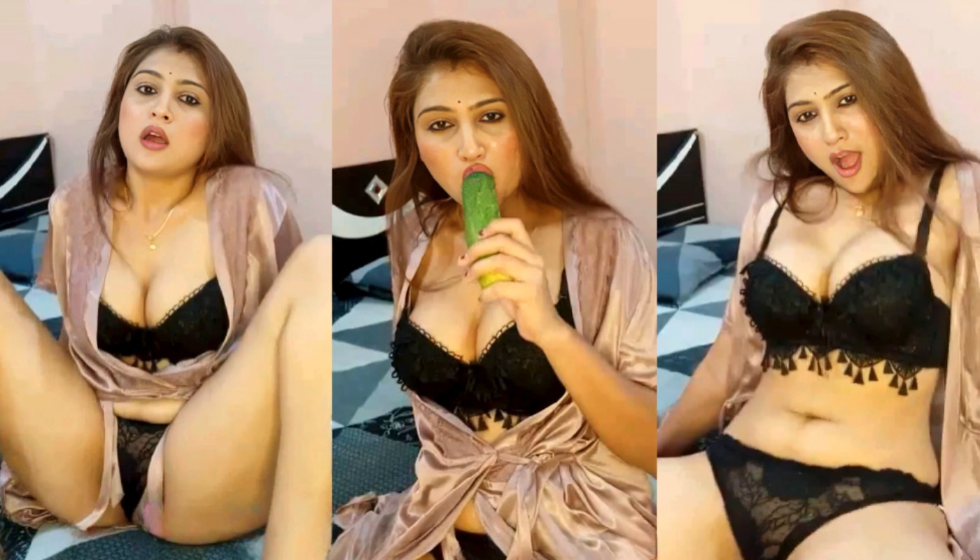 Black Dress Hiral Radadiya Dildo in Pussy Full Video